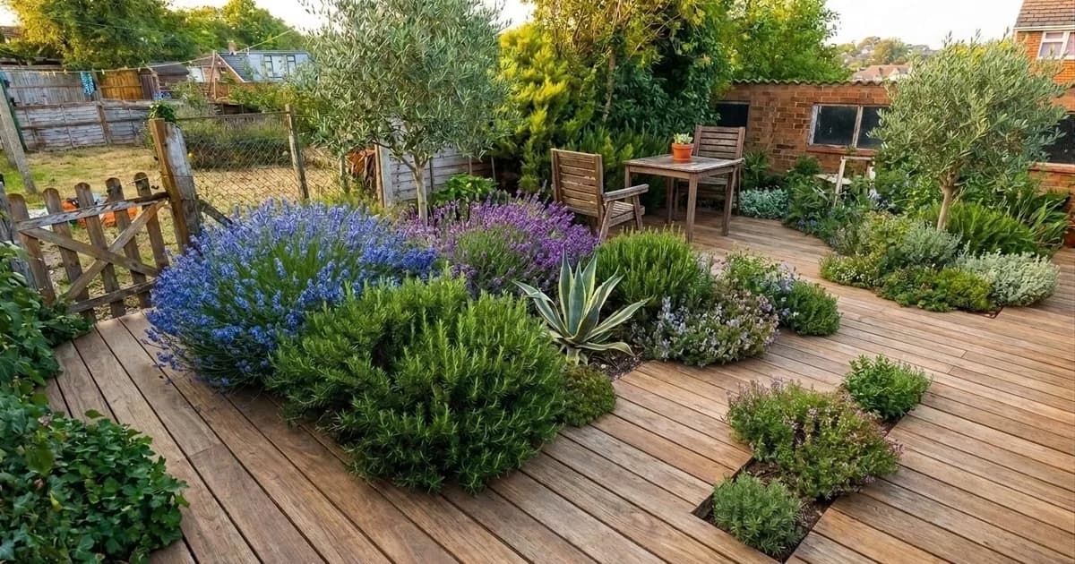 Paysagiste remettant un devis professionnel détaillé à un client dans son jardin